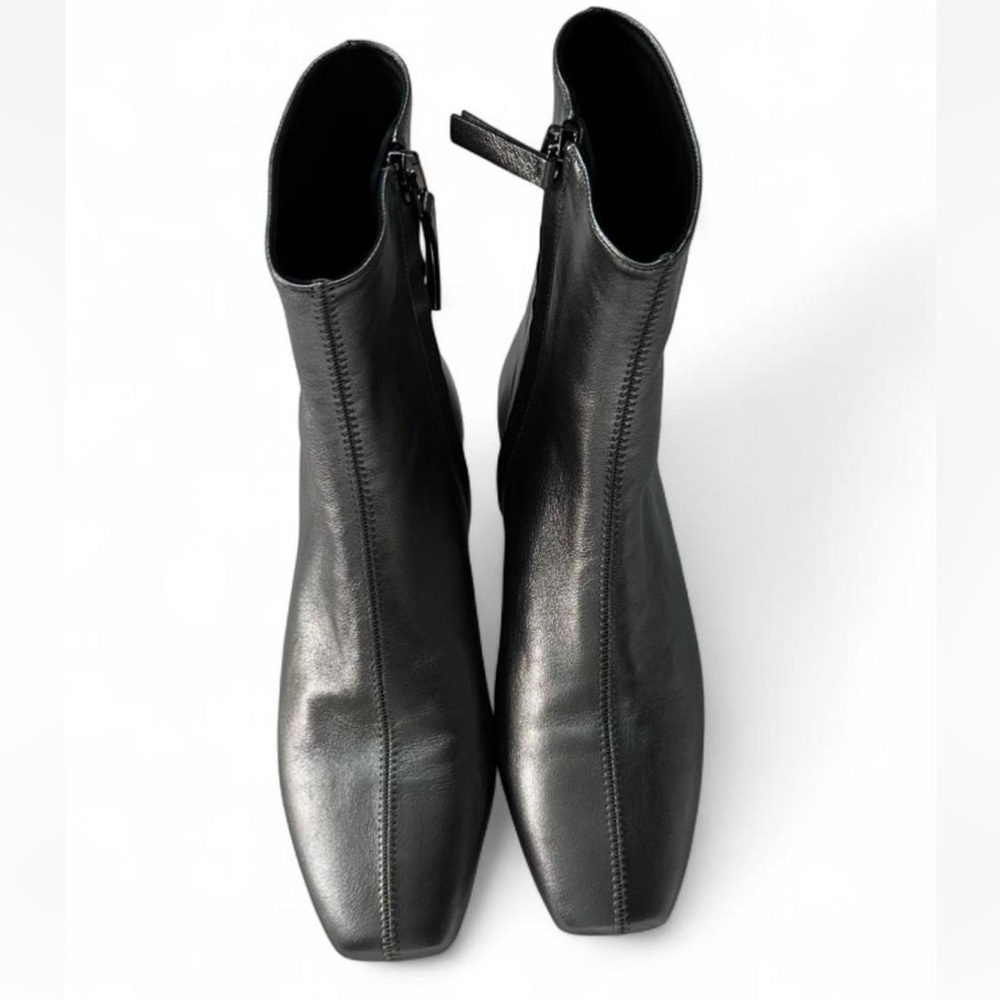 M Gemi Una bootie gunmetal silver ankle boots - Picture 2 of 7